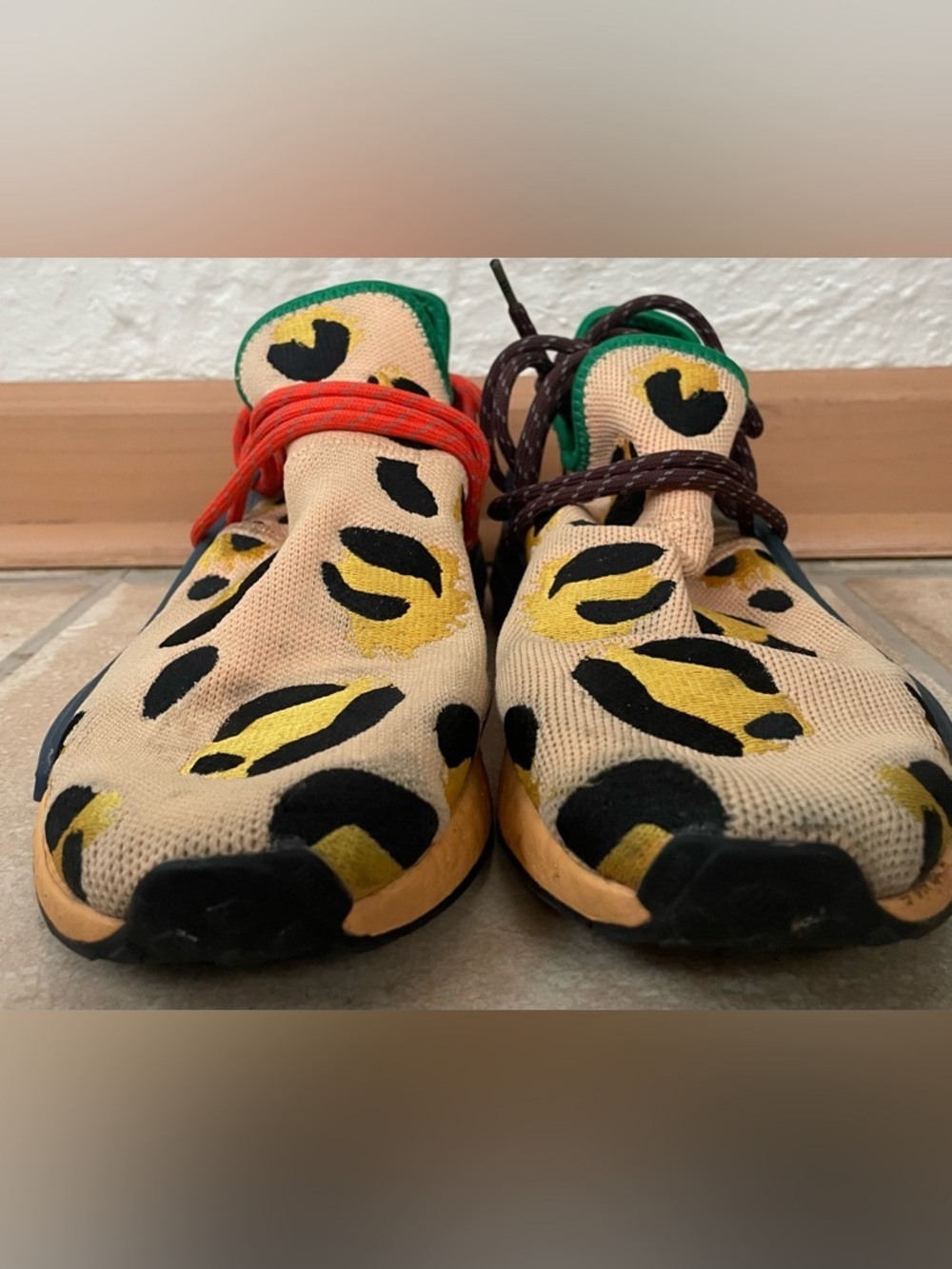 Adidas x Pharrell Williams HU NMD Running Shoes, HP3221, MultiColor, Size 9.5 - Picture 2 of 8